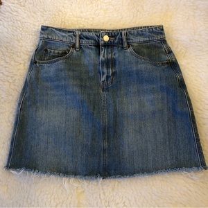 Denim Mini Skirt Size 2
